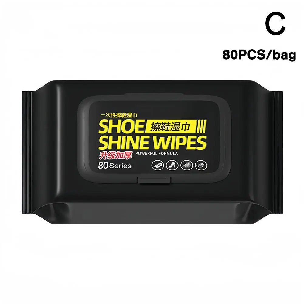 1-80Pcs/Bag Disposable Shoe Wipes Small White Shoe Artifact Cleaning Care Wipes Sneakers Cleaning Quick Wet shoe cleaner