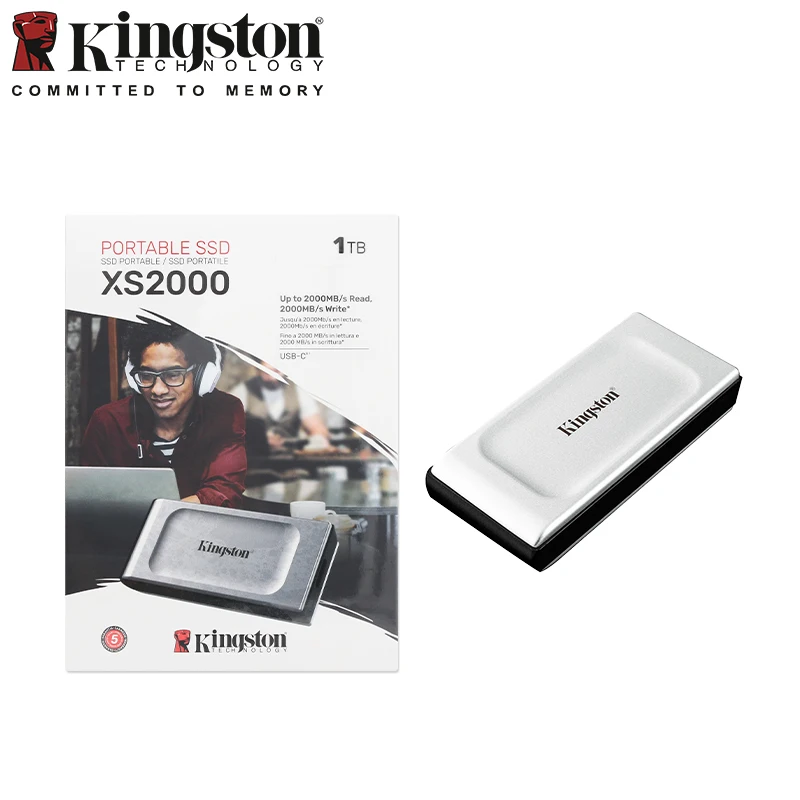 Kingston 外付けSSD 1TB SXS2000/1000G Kingston キングストン ポータブル 外付け SSD 1TB XS2000