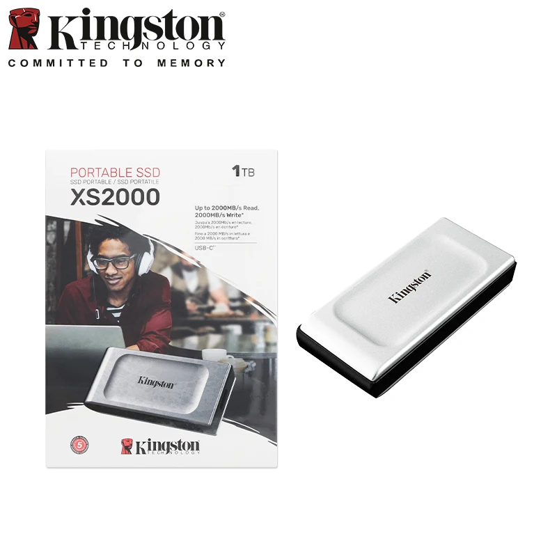 Kingston PSSD Type-c USB3.2 SXS1000 SXS2000 Portable SSD Hard Drive 1TB 2TB  4TB 500GB External Hard Disk High Speed HD for PC - AliExpress
