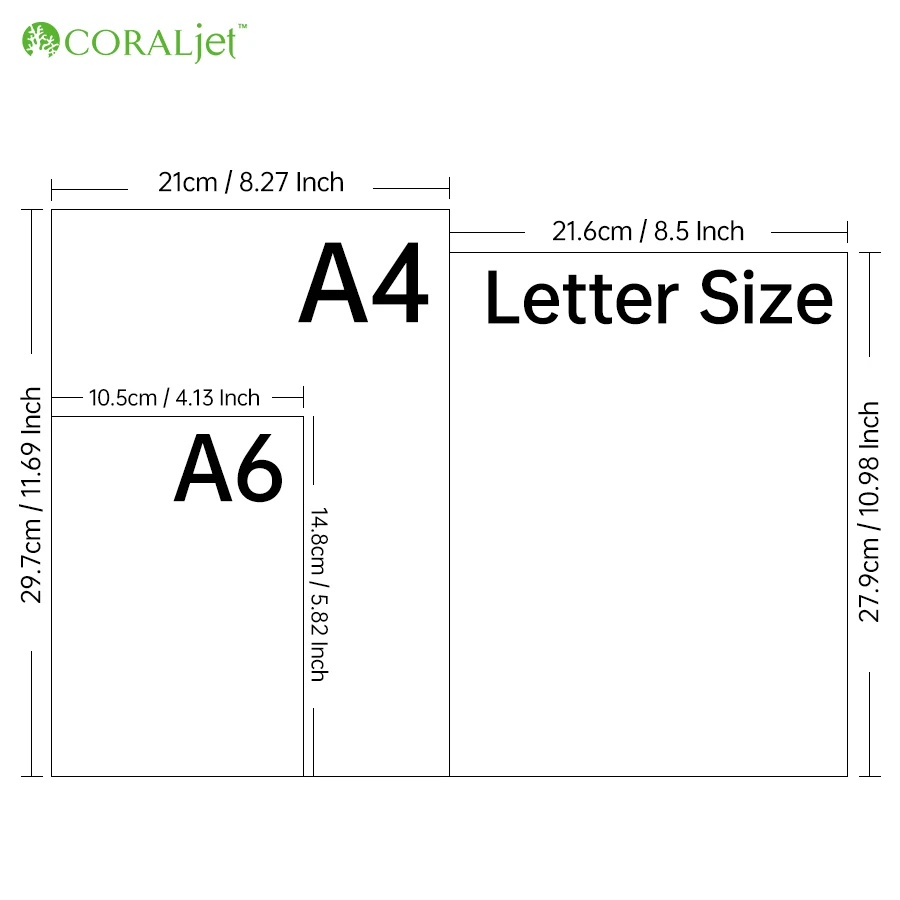 Self-Adhesive Matte Sticker Photo Paper Compatible Inkjet Printer Decal Crafts 20/50 Sheets printable sticker paper sticker paper photo paper photo printing paper
