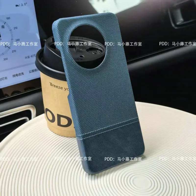 Luxury PU Leather Hard Back Cover - Shockproof Bumper Case