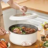 5L 6L Home Yuanyang Electric Hot Pot Electric Boiled Pan Large Capacity Double Soup Pots Non Stick Electric Frying Pan 2000W 2
