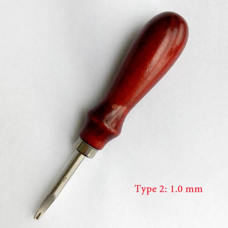 High Quality Stainless Leather Edge Iron Trimming Knife Craft Edge Skiving Beveling Cutting Craft Tools