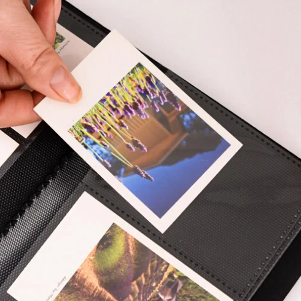 3 Inch Quicksand Sequin 64 Pockets Instax Mini Film Photo Album for FujiFilm Instax Mini 8 12 9 7s 50 90