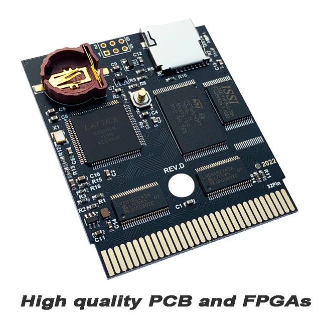 ゲームボーイgbc用のリセットされたPCBボードを備えた2022