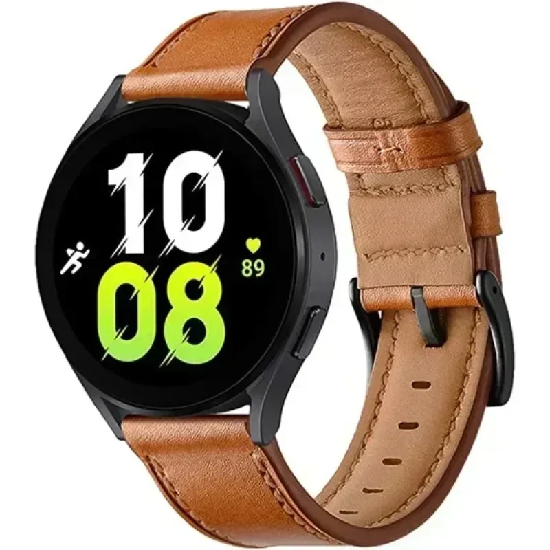 Premium Leather Strap Watchband - Quick Release Bracelet