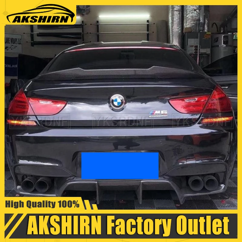 Per Bmw Serie 6 F06 F12 4-Door 2-Door Psm Style In Fibra Di Carbonio Tronco Spoiler Ala 640I 640D 650I