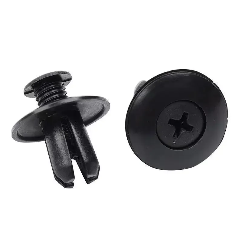 100 stücke Auto Kunststoff Nieten Befestigungen Schraube Reparatur Auto Stoßstange Kotflügel Niet Verschluss Clips 8mm für Toyota Focus Kia Nissan yamaha – Detail 9