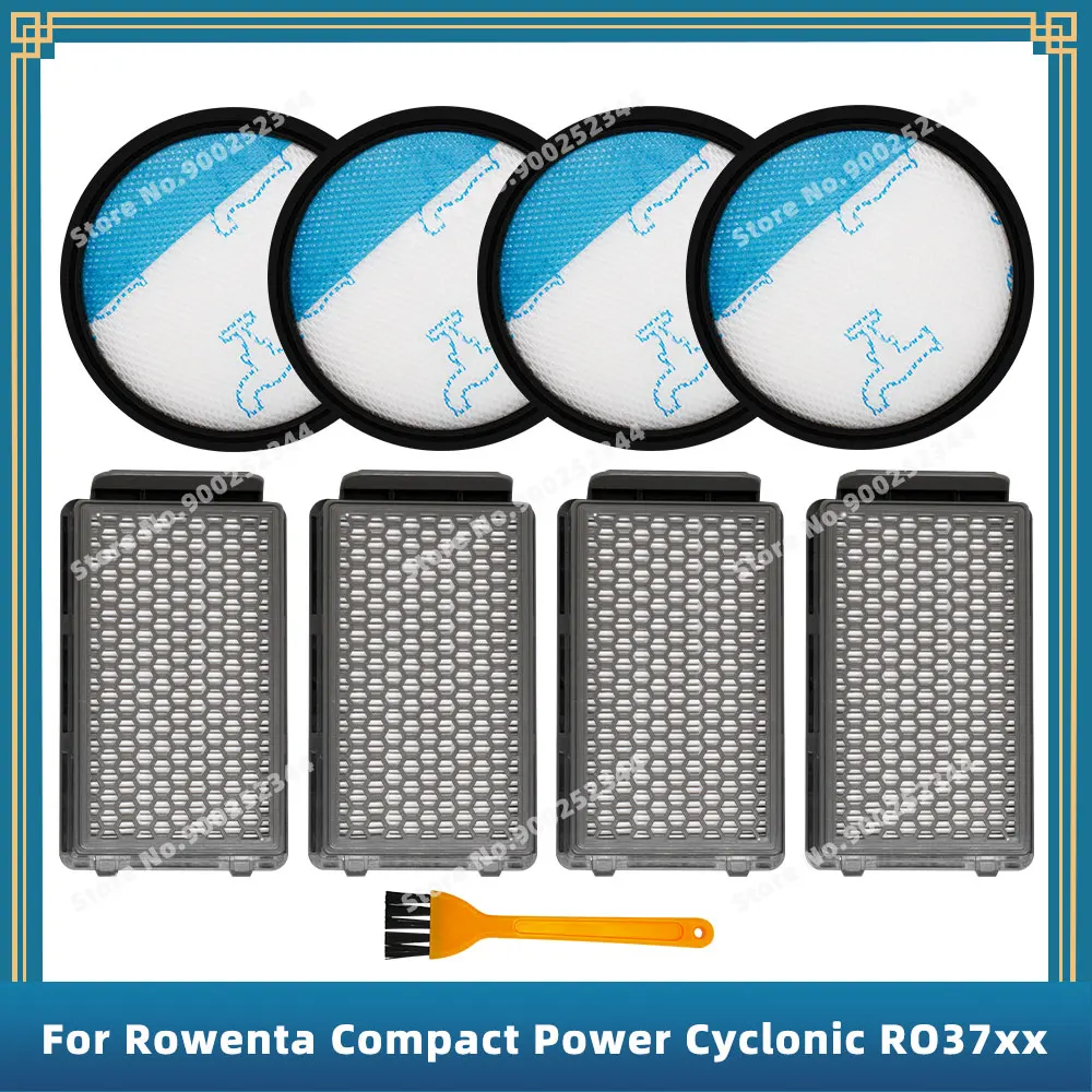 Filtres En Mousse Pour Rowenta Compact Power Cyclonic - Lot De 2 - Compatible RO3731EA, RO3753EA, Etc.
