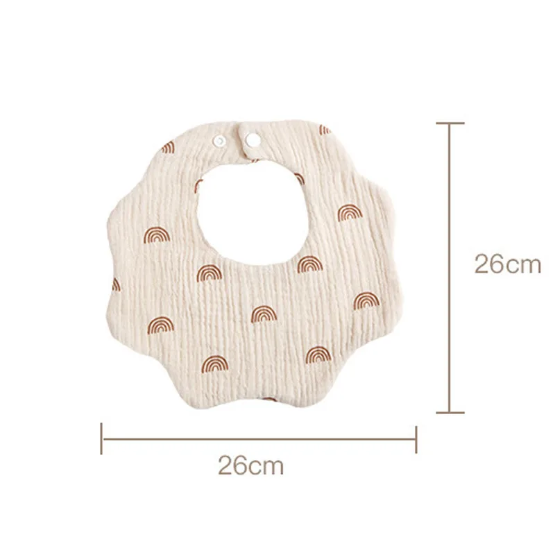 Colourful Baby Bib Soft Soft Cotton Newborn Burp Cloth Infants Saliva Towel Kid Boy Girls Feeding Bib Apron Bandana Toddler Item 6