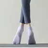Mesh Breathable Yoga Socks Women Cotton Low Cut Short Gym Fitness Dance Sports Socks Professional Non-slip Floor Pilates Socks 4