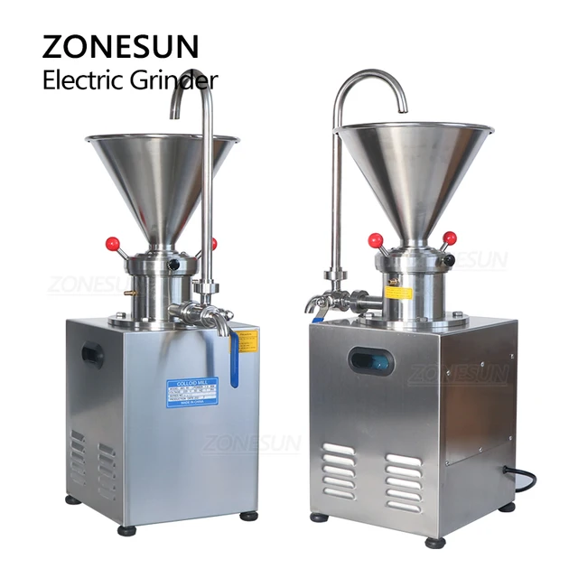 ZONESUN Colloid Grinder Machine for Peanut Butter, Chili Sauce, Black Bean Paste ZS-GM60 6