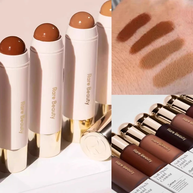 Hot Rare Beauty Bright Side Contour Stick, Blush Liquide, Gloss à Lèvres, Waterproof, Hydratant, Contour Liquide, Maquillage Visage, Cosmétiques 1