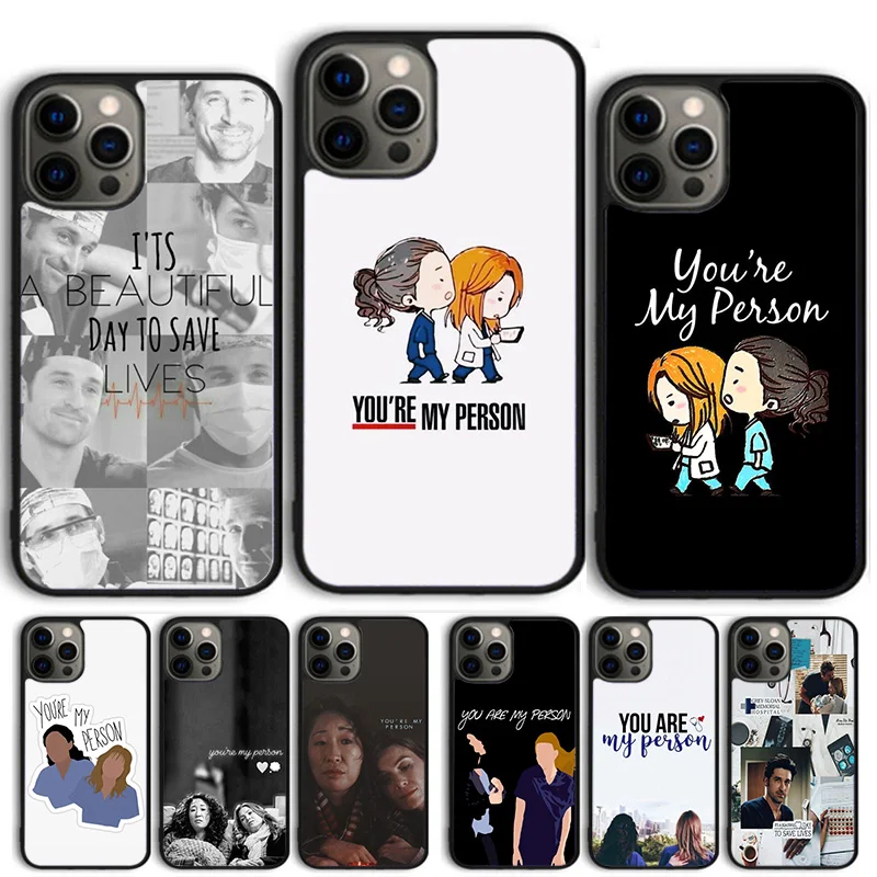 Greys Anatomy You are my person Phone Case Cover For iPhone 11 13 14