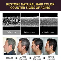 100ml Natural Herbal Hair Dye Shampoo 3 in 1 Hair Color Shampoo for Gary Hair Dark Brown Black And Women Men Grey Coverage NEW 2