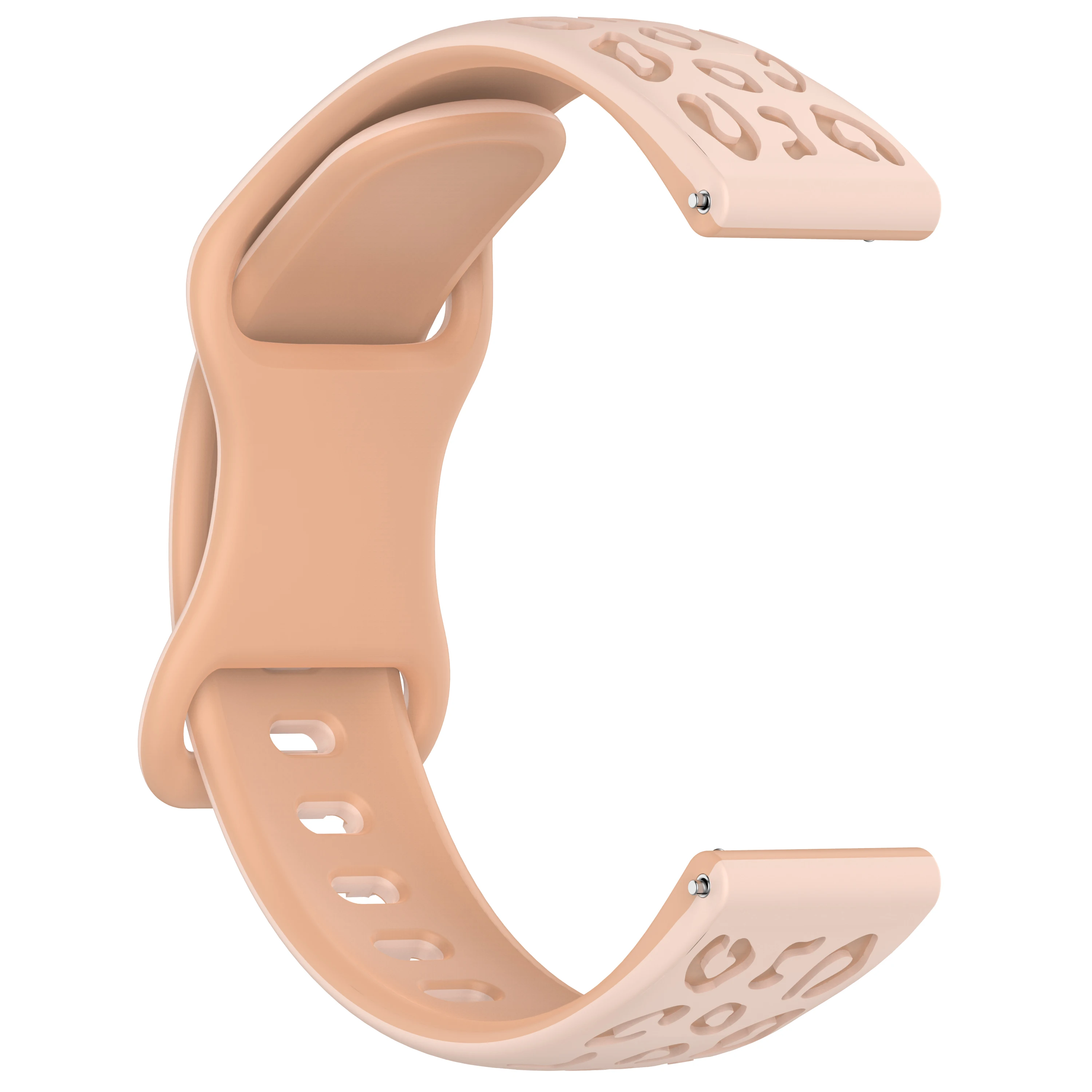 Leopard Silicone Watch Band - 20mm Adjustable Strap
