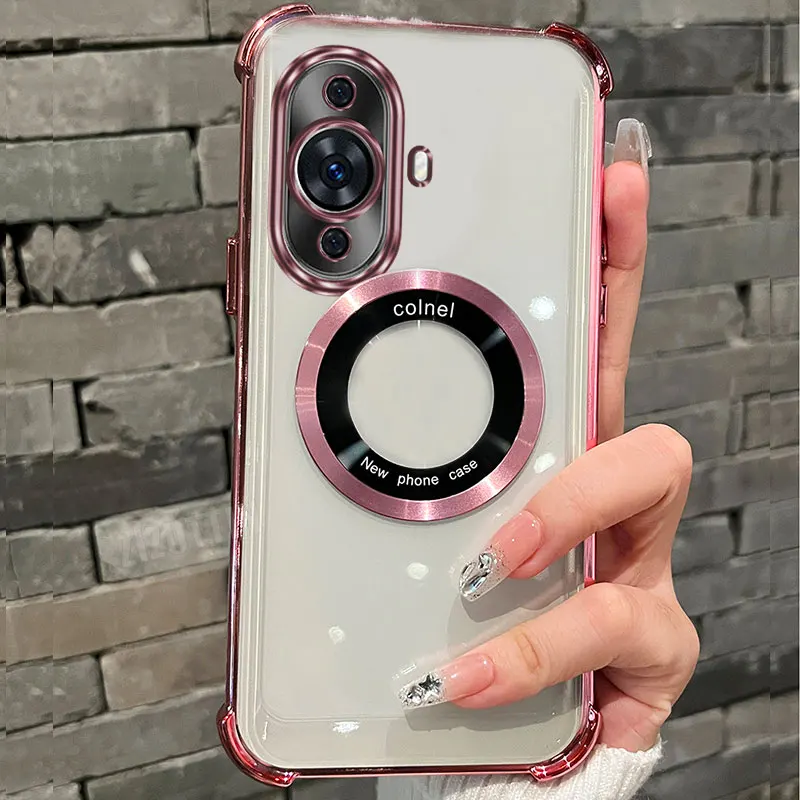 Elegant Anti-Drop Magnetic Phone Case with Stand Cover