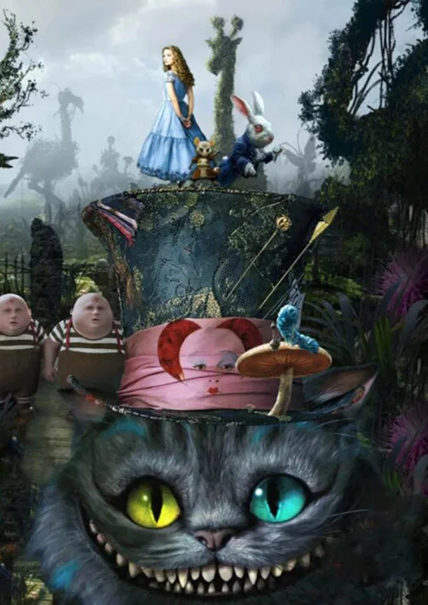 DIY 5D Diamant Peinture Kits,Bricolage Diamond Pasted Painting Chat De Cheshire Point De Croix Peinture Strass Broderie Craft Pour Home Décoration Murale 25x35cm/10x13inch