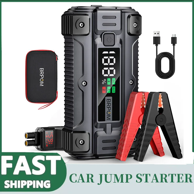 Power Bank 4000A/5000A 12V Car Battery Jump Starter jump starter car jump starter Portable Charger Car Booster Starting Device Petrol Diesel Emergency Booster