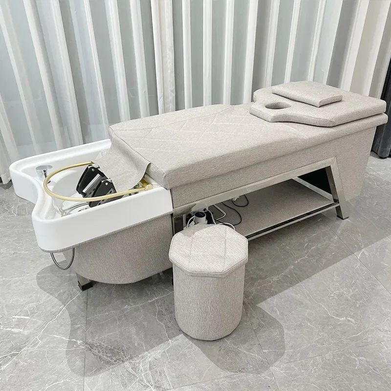 Shower Head Shampoo Chair Hair Stylist Water Circulation Shampoo Bed Wash Hair Salon Silla Peluqueria Salon Furniture MQ50SC 4