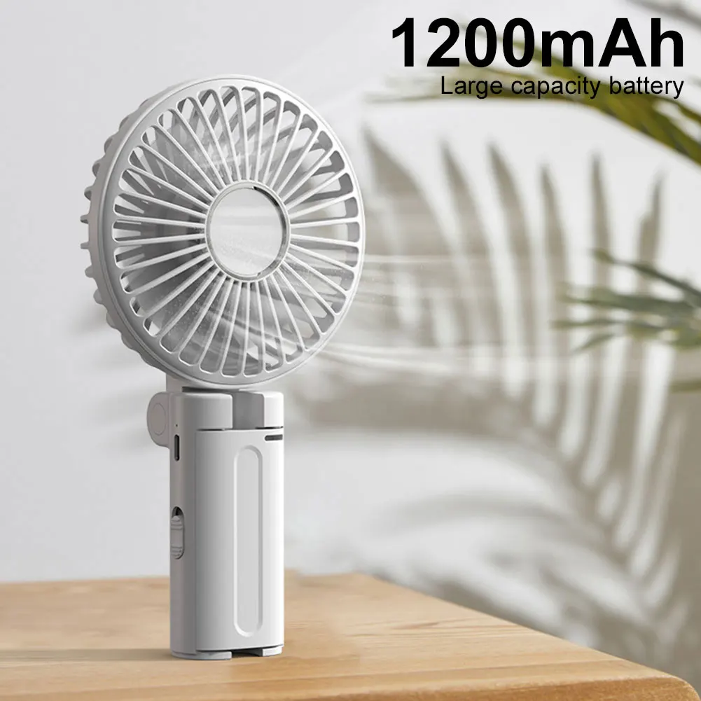 Umbrella Clip Fan 3-Speed Adjustment Summer Cooling Fan Rechargeable Electric Personal for Outdoor Umbrella