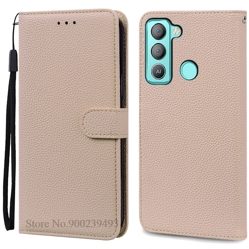 Leather Wallet Flip Phone Case - Protective Bumper Shell and Stylish Cover