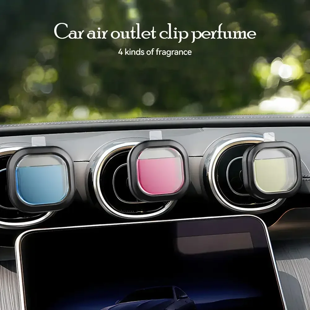 Enhanced Car Air Freshener Clips - Long-Lasting Aromatherapy Scent Decor