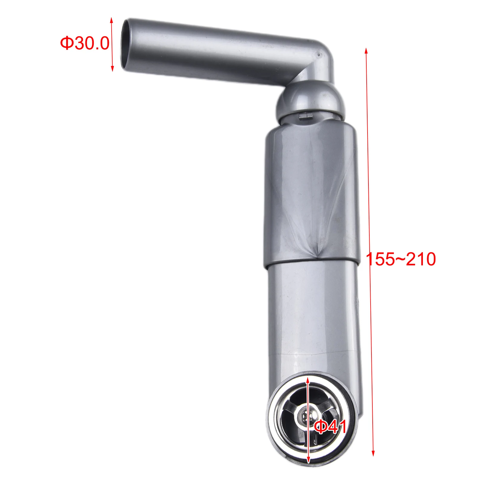 Black Finish Washbasin Drainer Side Round Overflow Pipe Head
