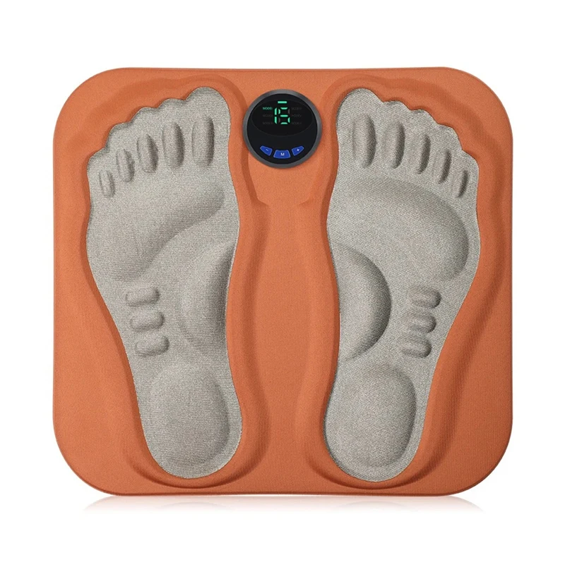 3D Foot Massager Pad Foldable Calf Massager Mat 6 Modes 15 Levels Muscle Electroe Stimulador Foot Helper Relaxes Muscle
