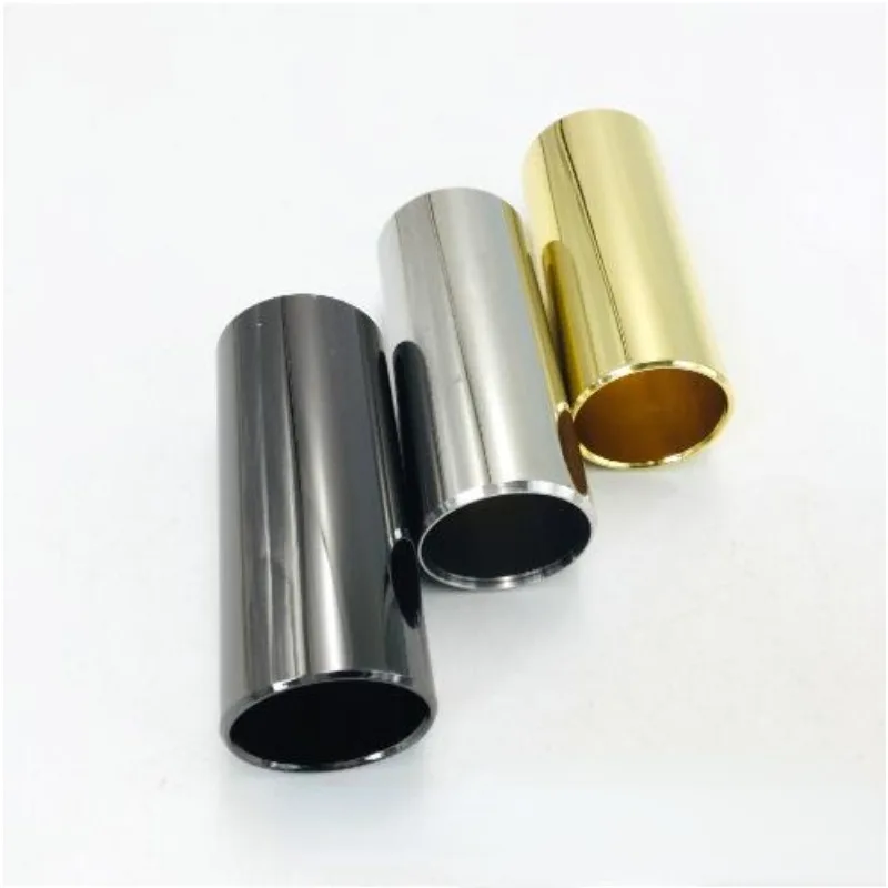 

1PCS Guitar Stainless Steel Slide Rod 60mm Stainless Steel Slide Tube Metal Finger Set String Instrument Guitar Accessories