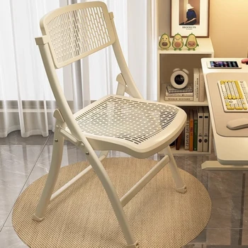 Portable Folding Office Chair Ergonomic Relaxing Comfortable Computer Chair Lazy Modern Dining Chair Office Home Furnitures