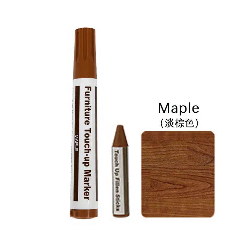 Wooden Furniture Repair Pen Touch Up Markers & Filler Sticks Wood Scratch Restoration Kit Patch Paint Pen Wood Composite Repair - Image 16