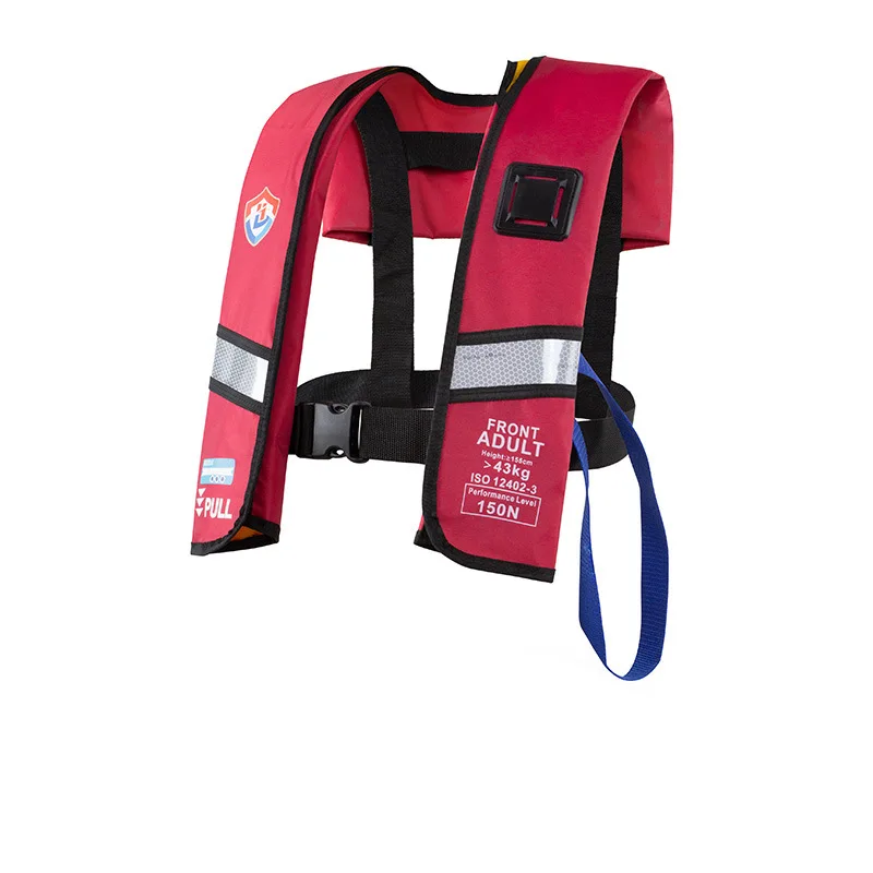 Automatic inflatable life jacket large buoyancy Marine fishing vehicle alum fishing light portable outdoor survival life vest