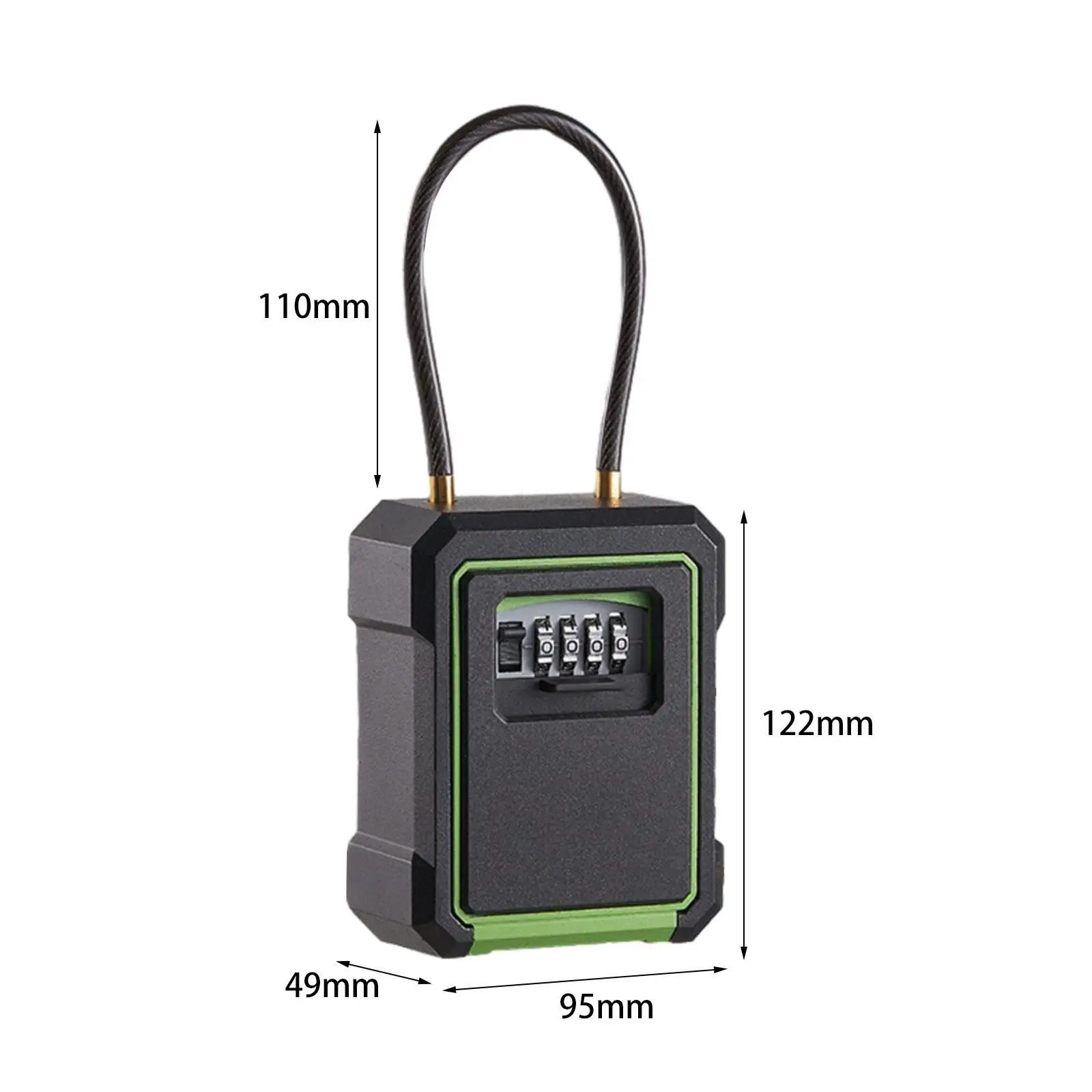 Key Lock Box Durable Multifunctional Safe Portable Key Storage Box Organizer for Apartments Hotels Schools Indoor Outdoor Homes Key Lock Box Durable Multifunctional Safe Portable Key Storage Box Organizer for Apartments Hotels Schools Indoor Outdoor Homes