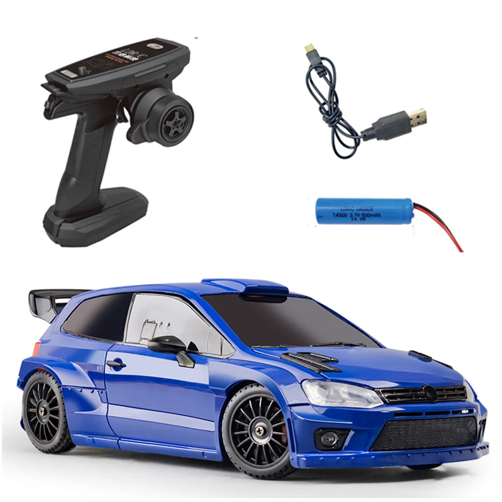 LDRC 2801 RTR 1/28 2.4G 4WD RC Car Drift for POLO R LED Light On-Road Full Proportional Racing Vehicles Models Toys 6