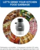 390W Continuous Feed Garbage Disposals with Induction AC Motor Sound Reduction, 1.45L High Effect Grinding Food Waste Disposer, 4