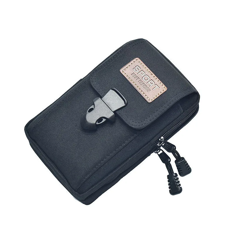 Waist Pack Outdoor Men Multifunction PU Leather Fanny Waist Bag Casual Cell Phone Purse Pocket Outdoor Travel Sport Belt Bum Pouch