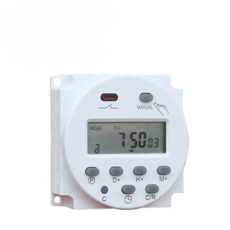 

CN101A 12V/24V/110V/220V Single and double countdown micro cycle time control switch timer controller min control 16A