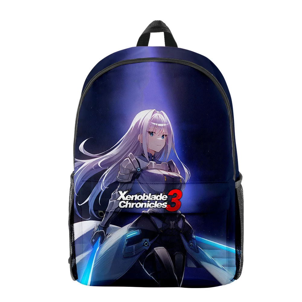 Popular Xenoblade Chronicles 3 Game pupil Bookbag Notebook Backpacks 3D Print Oxford Waterproof Boys/Girls Travel Backpacks