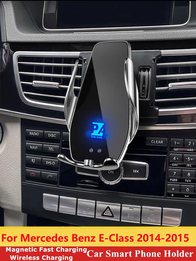 

For 2014 2015 Mercedes Benz E Class W211 Phone Holder Wireless Charger Car Mobile Phones Mount Navigation Bracket GPS Support