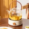 Electric Tea Stove, Multifunctional Mini Anti-Dry Burning,  ABS Construction, Fast Heating Hot Plate for Office Home Use CN 220 3