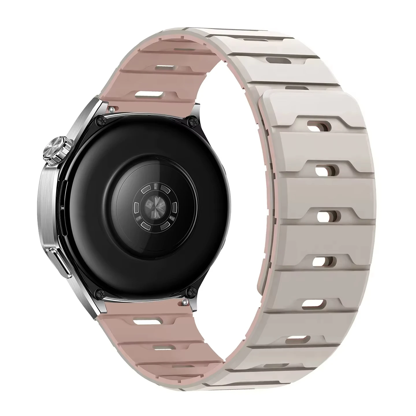 Magnetic Silicone Sport Wristband, 20mm/22mm