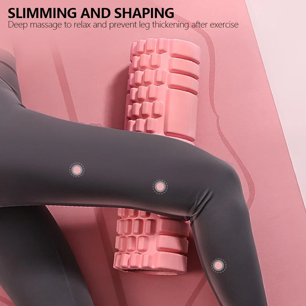 30cm Yoga Column Gym Fitness Pilates Foam Roller Exercise Back Massage Roller Yoga Brick Home Fitness Equipment