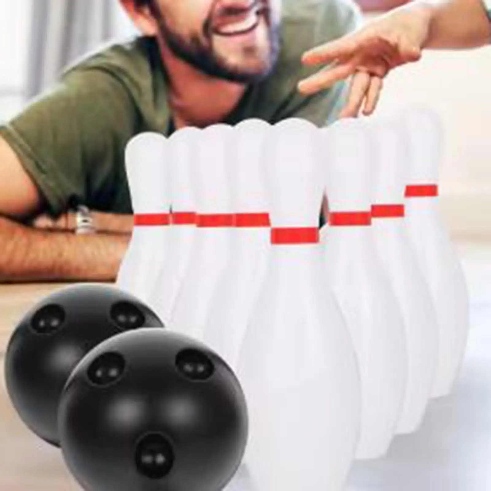 Kids Bowling Set Interactive Early Development Educational Outdoor Bowling Toys for Playground Activities Yard Lawn Backyard