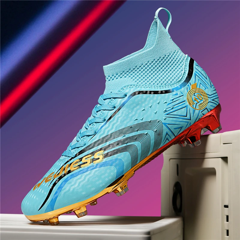 Men Football Shoes Professional TF/FG Indoor Sneaker Cleats Society Training Soccer Shoes Unisex Grass Non Slip Football Boots football shoes