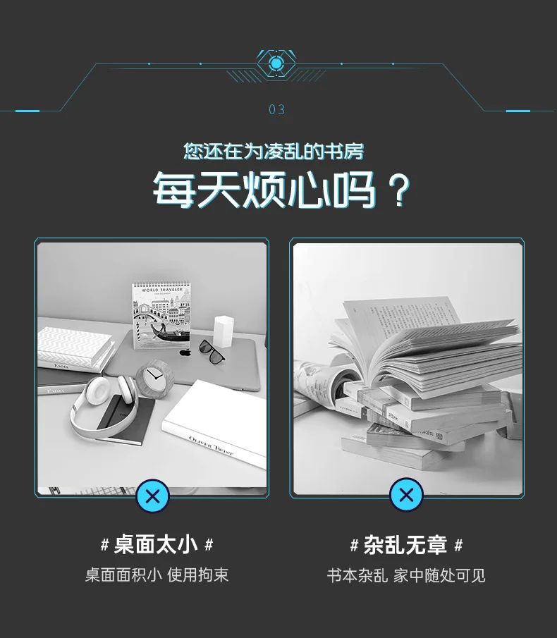 Description Picture 5 of itemComputer Gaming Desk PC Computer Gamer Desk Ergonomic Workstation with Student Mesas Rental Table for Laptop for Home Offices