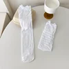 Girls' Velvet Long Socks Spring Summer Thin Ice Socks Candy colored Bow Japanese Cute Leg Over Knee Socks 4