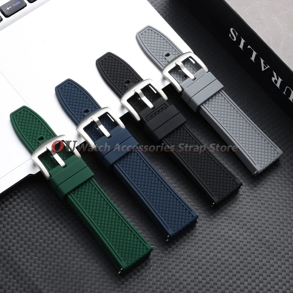 Premium Universal Diving Silicone Watch Strap - Waterproof Sports Quick Release Bracelet