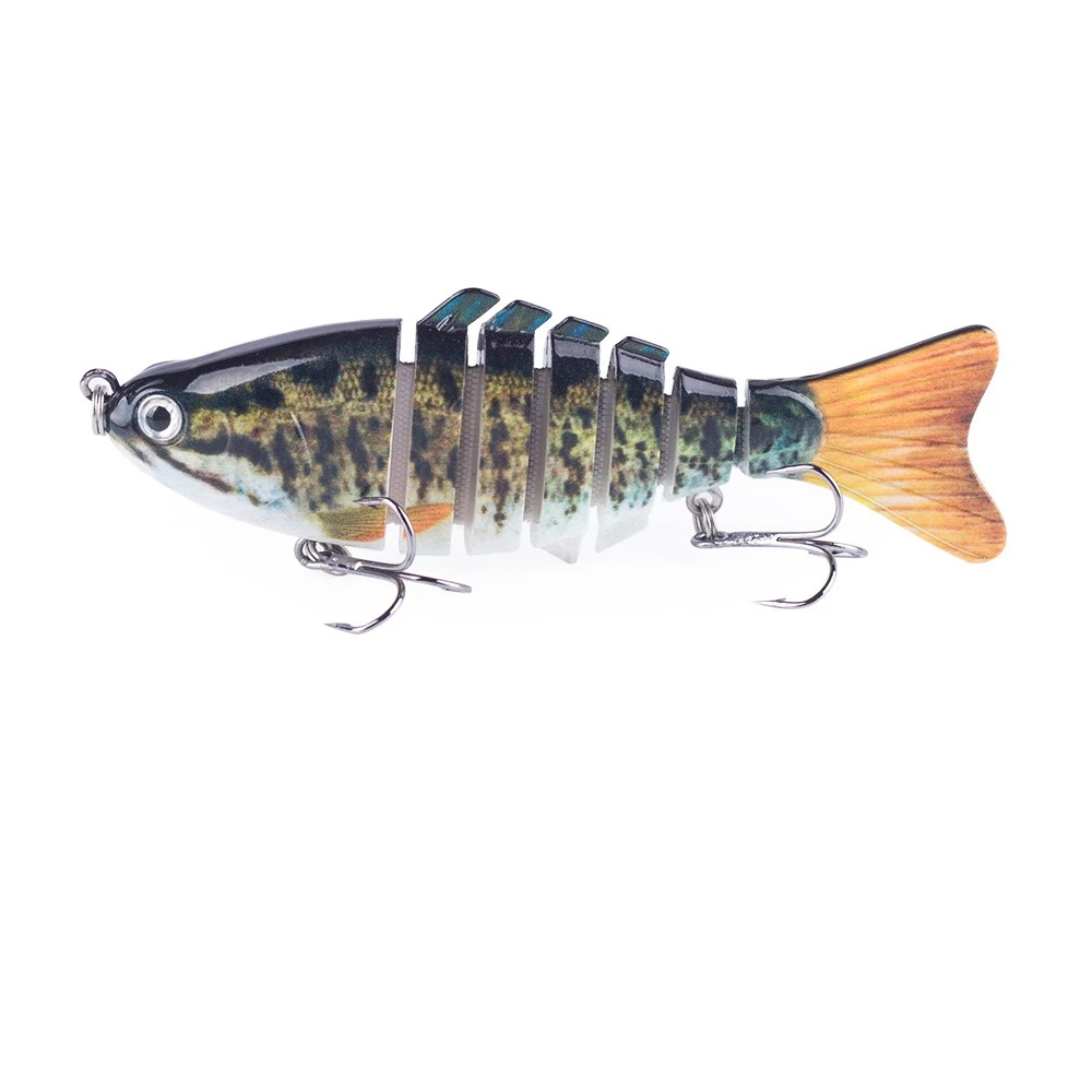 1 Stück Mehrteiliger Harter Köder 10cm 15g Haken Realistischer Harter Plastikköder Wobbler Praktische Süßwasserköder Angelzubehör – Detail 13
