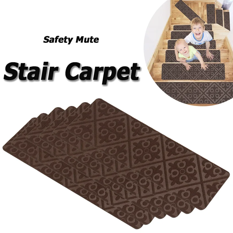 Soft Stair Stepping Mat Non Slip Water Absorption Carpet